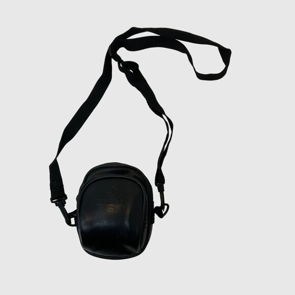 Vintage Samsonite Mini Camera Bag Crossbody Travel Pouch Black Vinyl 00s - Picture 2 of 10